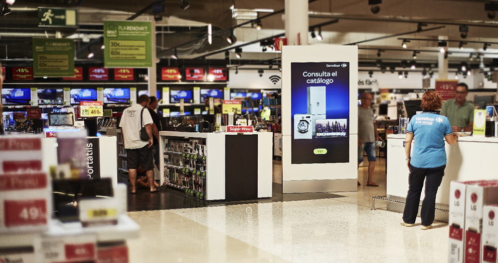 Aumenta tus ventas con la señalización digital de supermercados